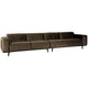 WOOOD Statement XL 4-zits bank 372 cm Velvet Taupe