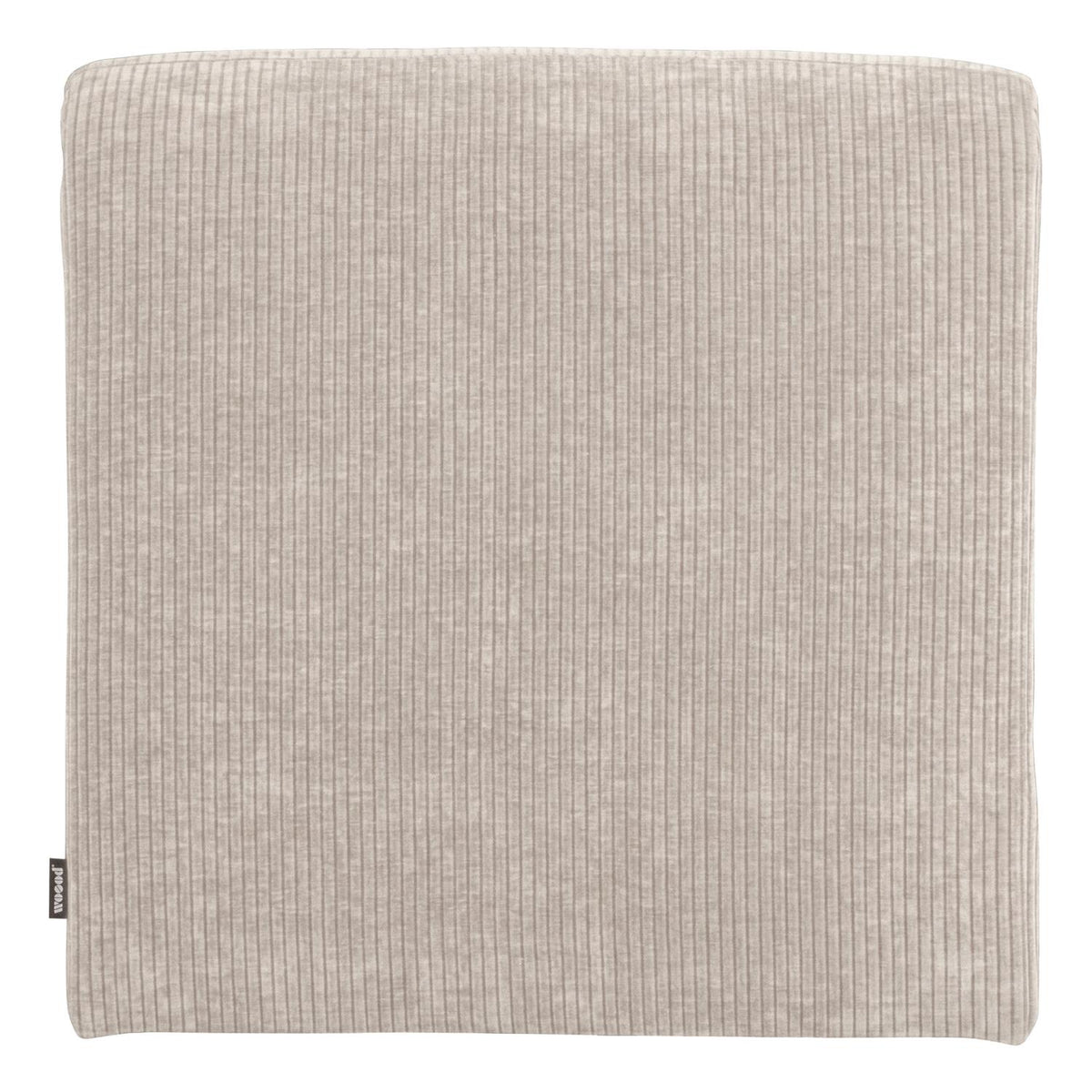WOOOD Mojo Base eetkamerbank 84 cm met rugleuning rib Ecru
