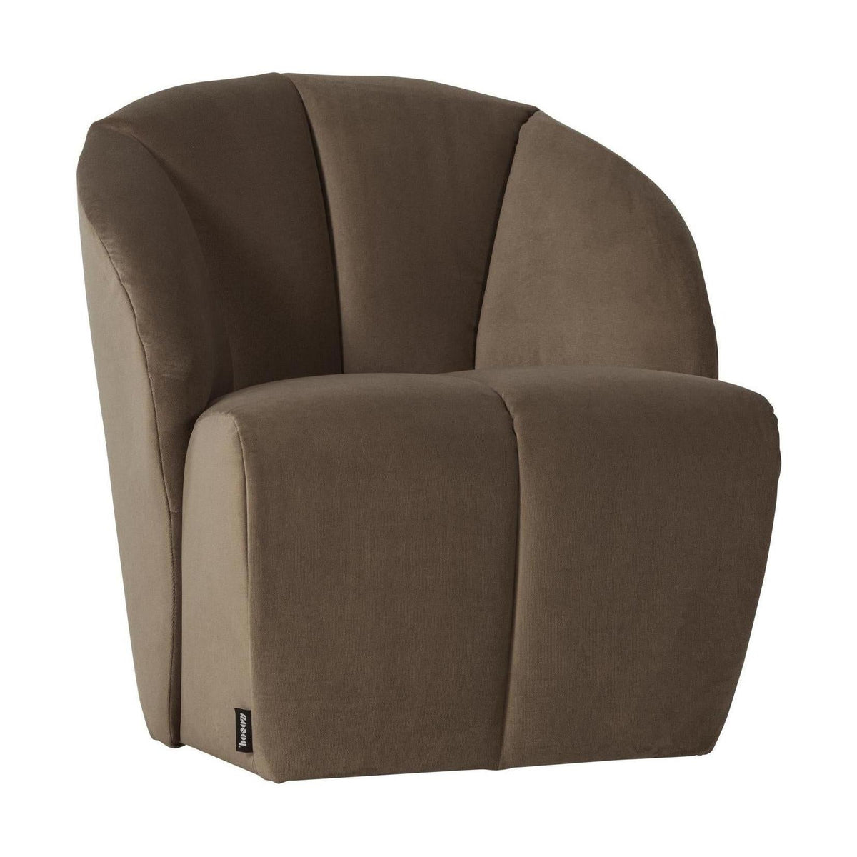WOOOD Mojo draaifauteuil velvet Taupe