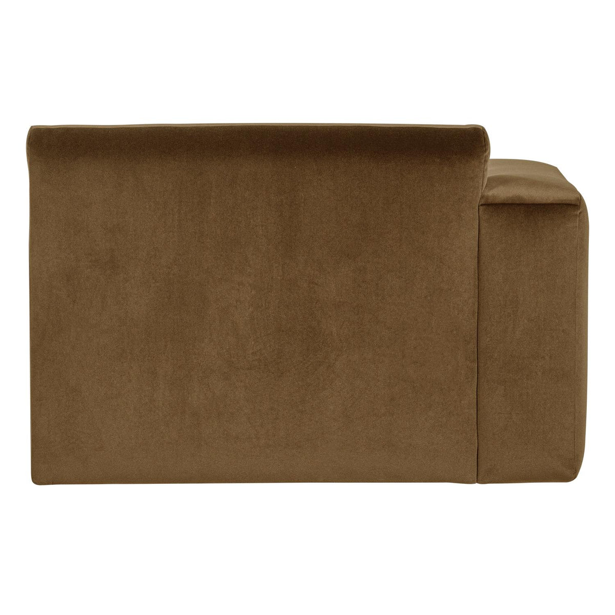 WOOOD Mojo Base chaise longue bank arm links velvet Honinggeel