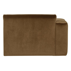 WOOOD Mojo Base chaise longue bank arm links velvet Honinggeel