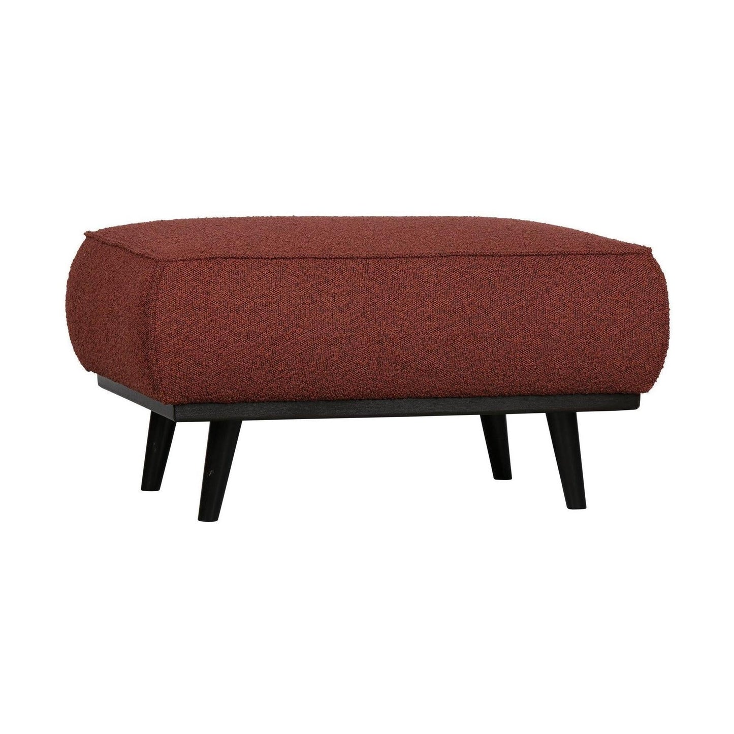 WOOOD Statement hocker Bouclé Kastanjebruin