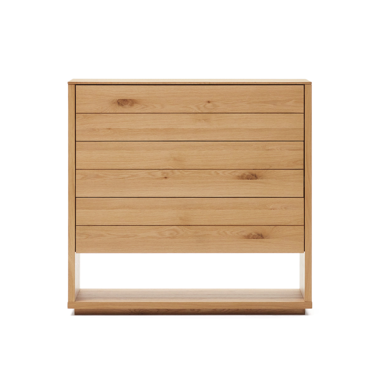 Kave Home Alguema kast 100x97 cm Naturel