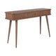 Zuiver Barbier consoletafel Walnoot