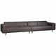 WOOOD Statement XL 4-zits bank 372 cm Ecoleer Donkergrijs