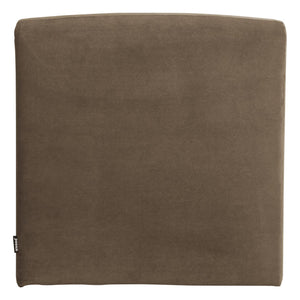 WOOOD Mojo Base eetkamerbank 84 cm met rugleuning velvet Taupe