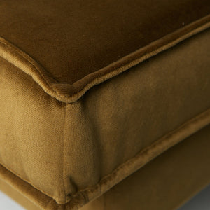 WOOOD Rodeo daybed links velvet Honinggeel