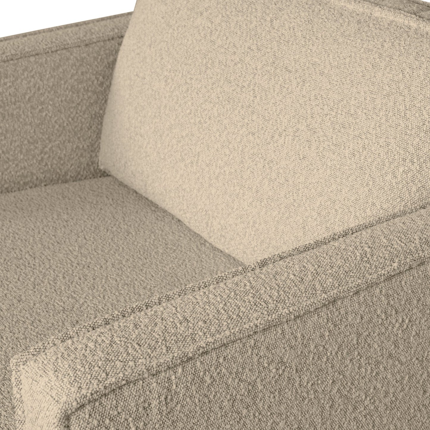 WOOOD Rodeo fauteuil bouclé Beige