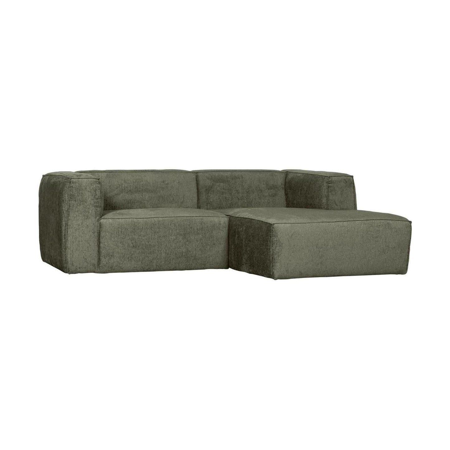 WOOOD Bean chaise longue bank rechts Structure Velvet Moss