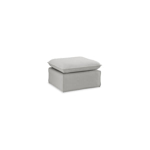 HKliving Nomad hocker Corduroy Rib Cream