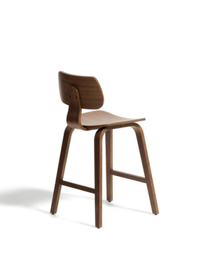 Kave Home Gena barkruk H65 Dark Brown