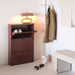WOOOD Sabine schoenenkast Bordeaux
