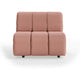 HKliving Wave bank middle Linen Dusty Rose
