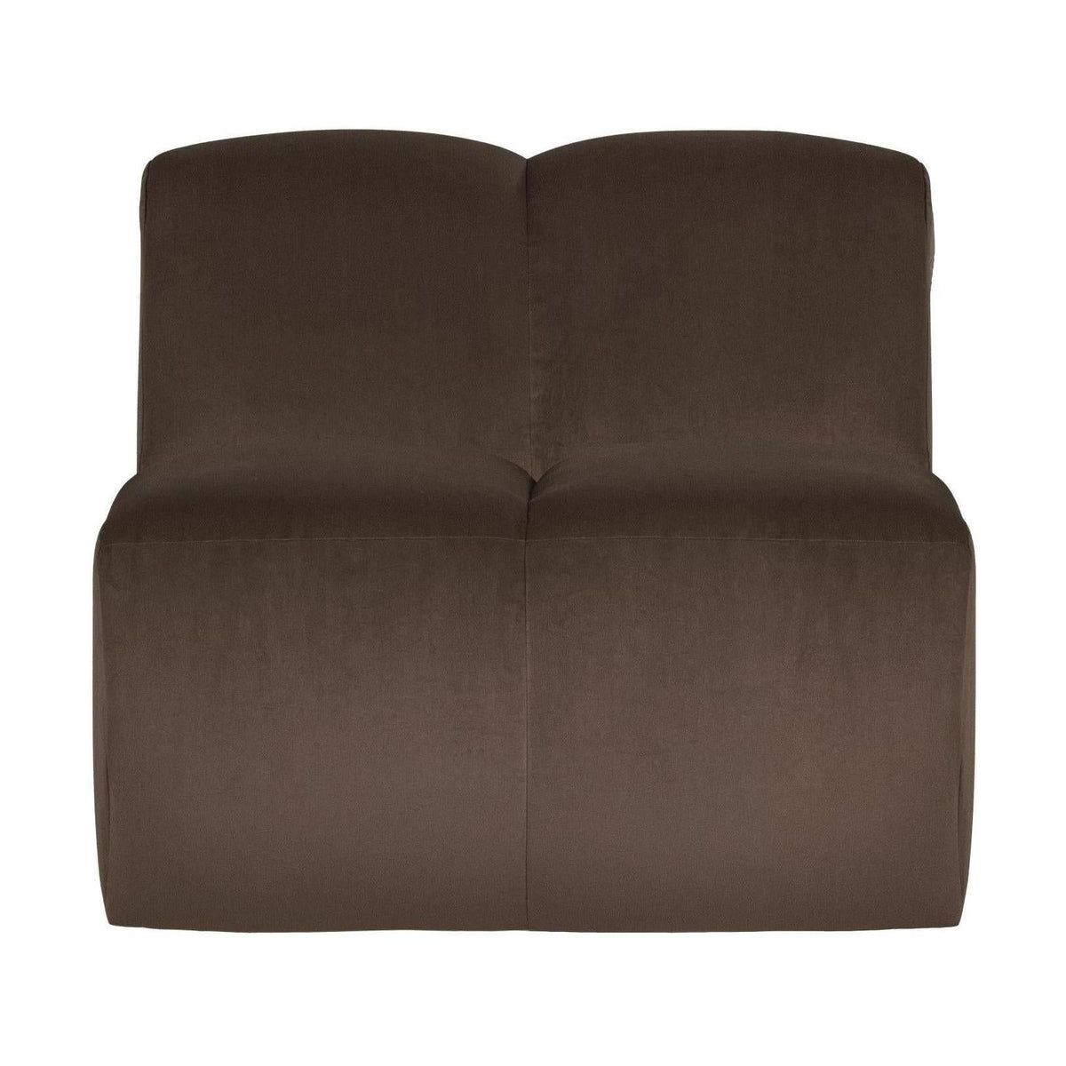 WOOOD Mojo 1-zits bank velvet Bruin