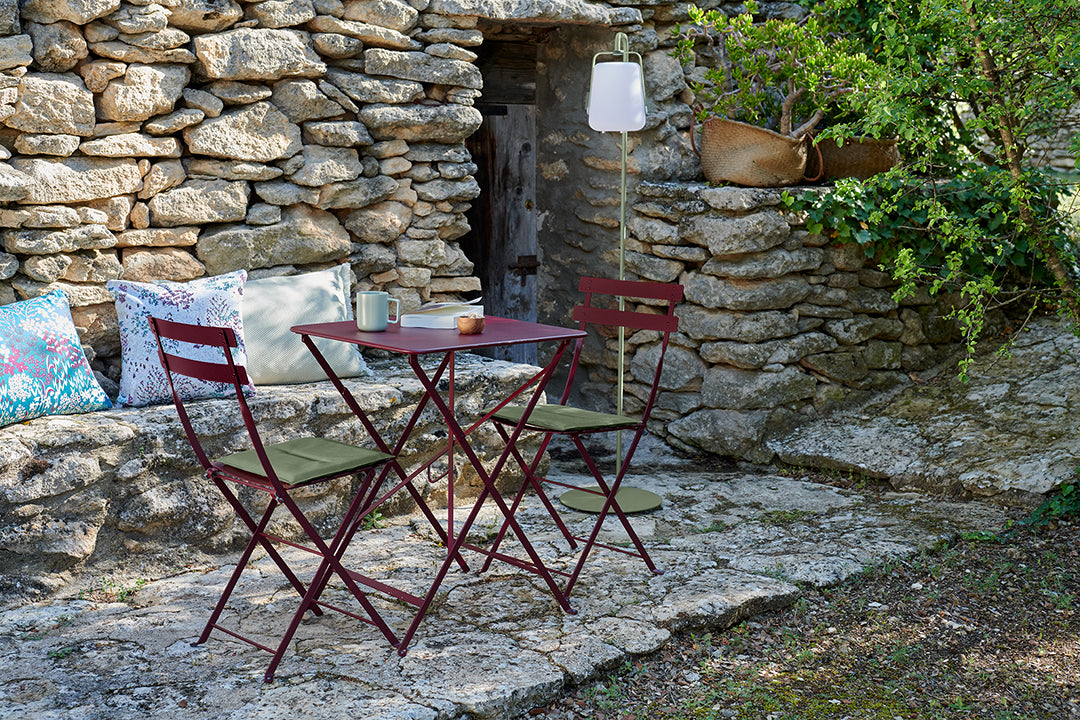 Fermob Bistro tuintafel 57 x 57 cm Acapulco blue