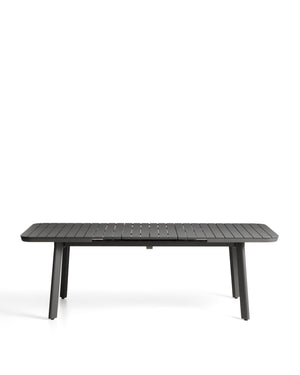 Kave Home Izola tuintafel uitschuifbaar rechthoek 185x100 cm Graphite
