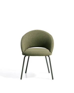 Kave Home Bonali eetkamerstoel chenille Green