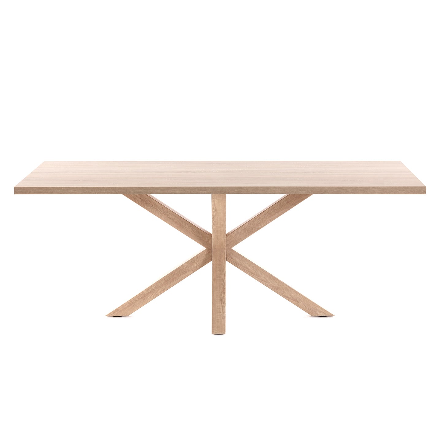 Kave Home Argo eettafel rechthoek 160x100 cm Natural/Natural