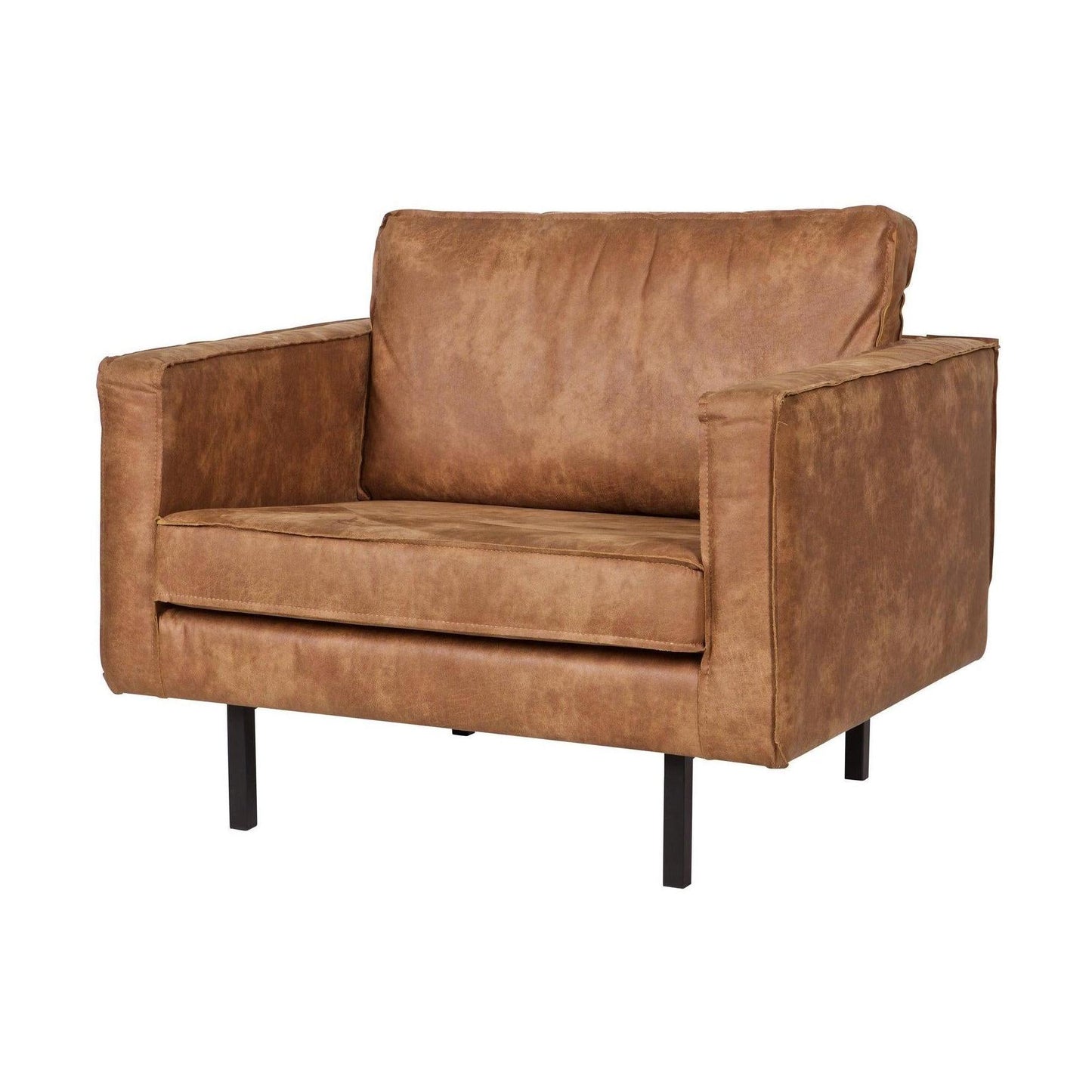 WOOOD Rodeo fauteuil eco-leer Cognac