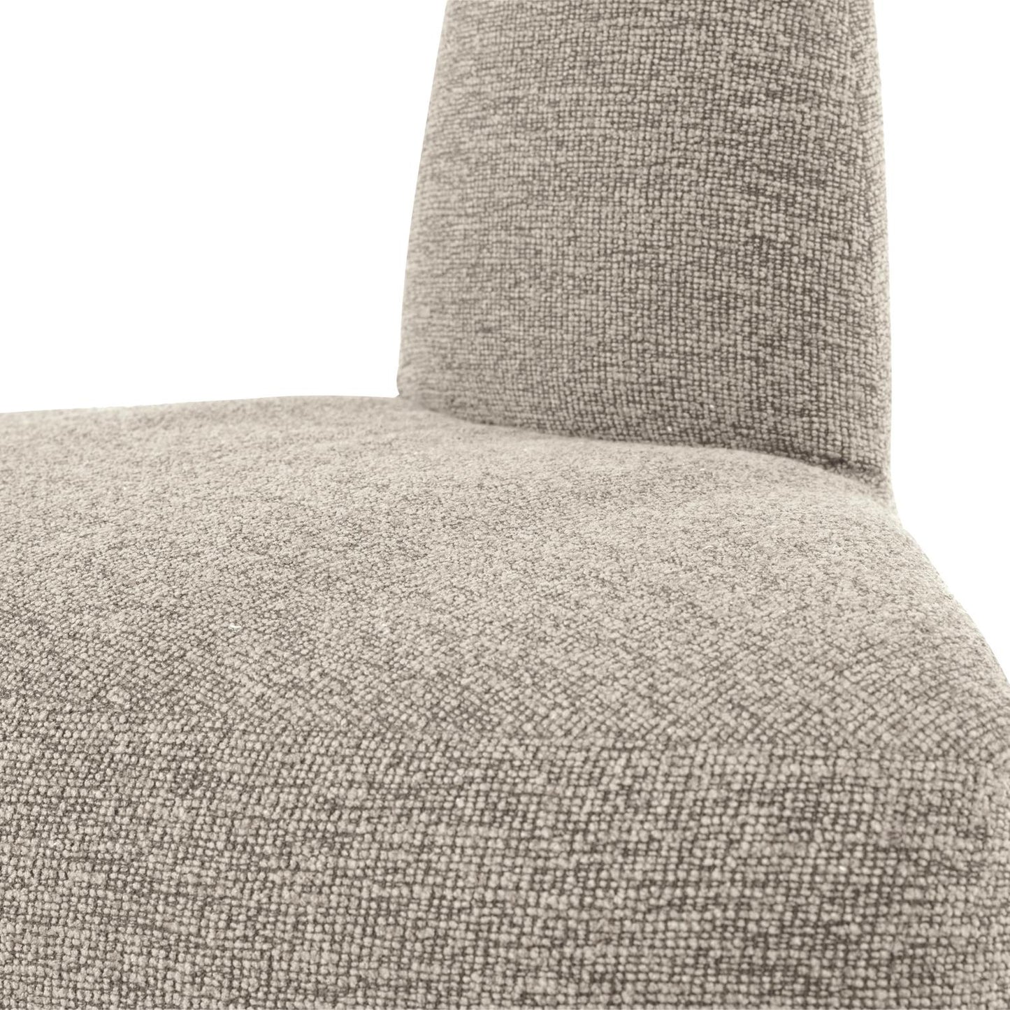 WOOOD Mojo Base eetbank hoek rond rugleuning bouclé Beige