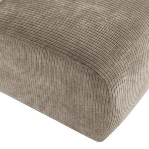 WOOOD Mojo Base 1-zits bank rib Donkerzand