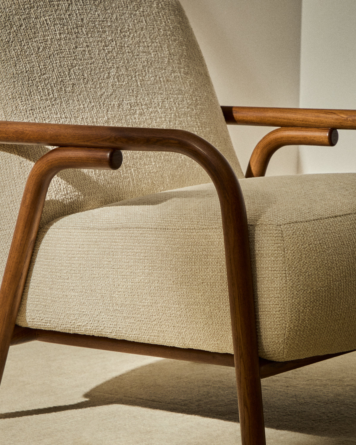 Kave Home Sylo fauteuil chenille Beige