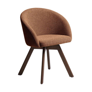 Kave Home Marvin eetkamerstoel chenille Terracotta