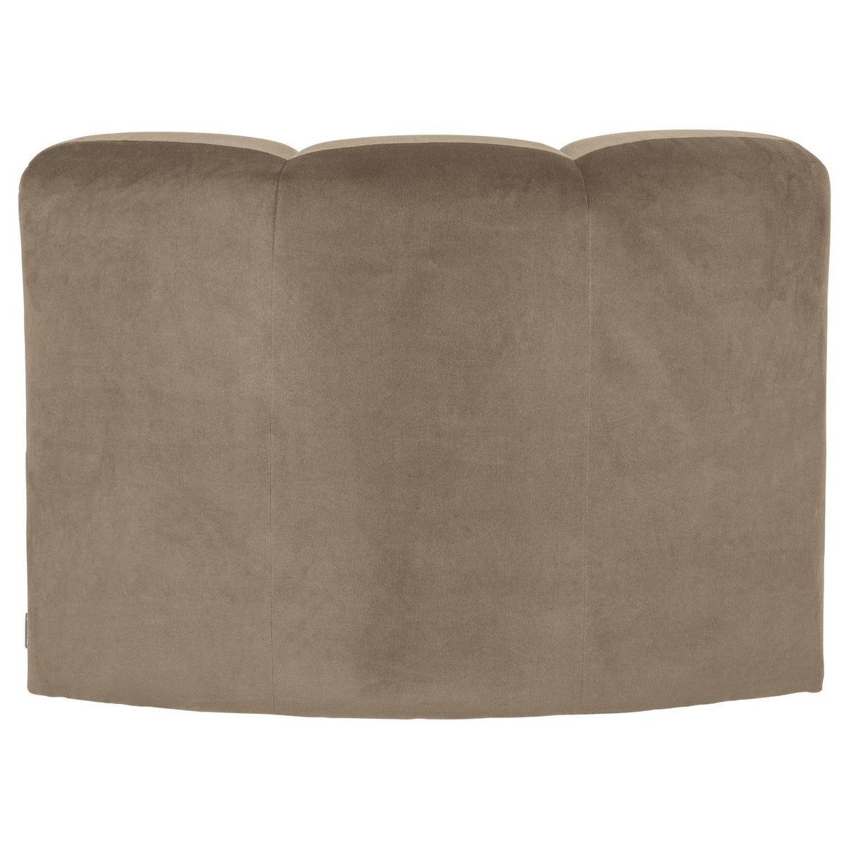 WOOOD Mojo eetbank hoek met rugleuning velvet Khaki