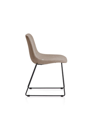 Kave Home Zahara eetkamerstoel chenille Brown