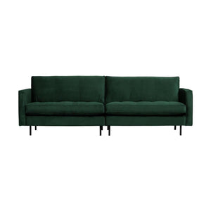 WOOOD Rodeo Classic 3-zits bank velvet Bosgroen