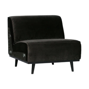 WOOOD Statement 1-zits element Velvet Warm Groen