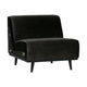 WOOOD Statement 1-zits element Velvet Warm Groen