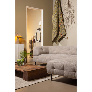 WOOOD Cuno salontafel laag Donkerbruin