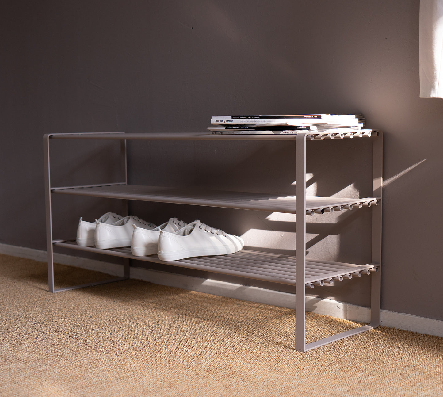 Spinder Design Rex SR 2 - 100 cm schoenenrek Silky Taupe