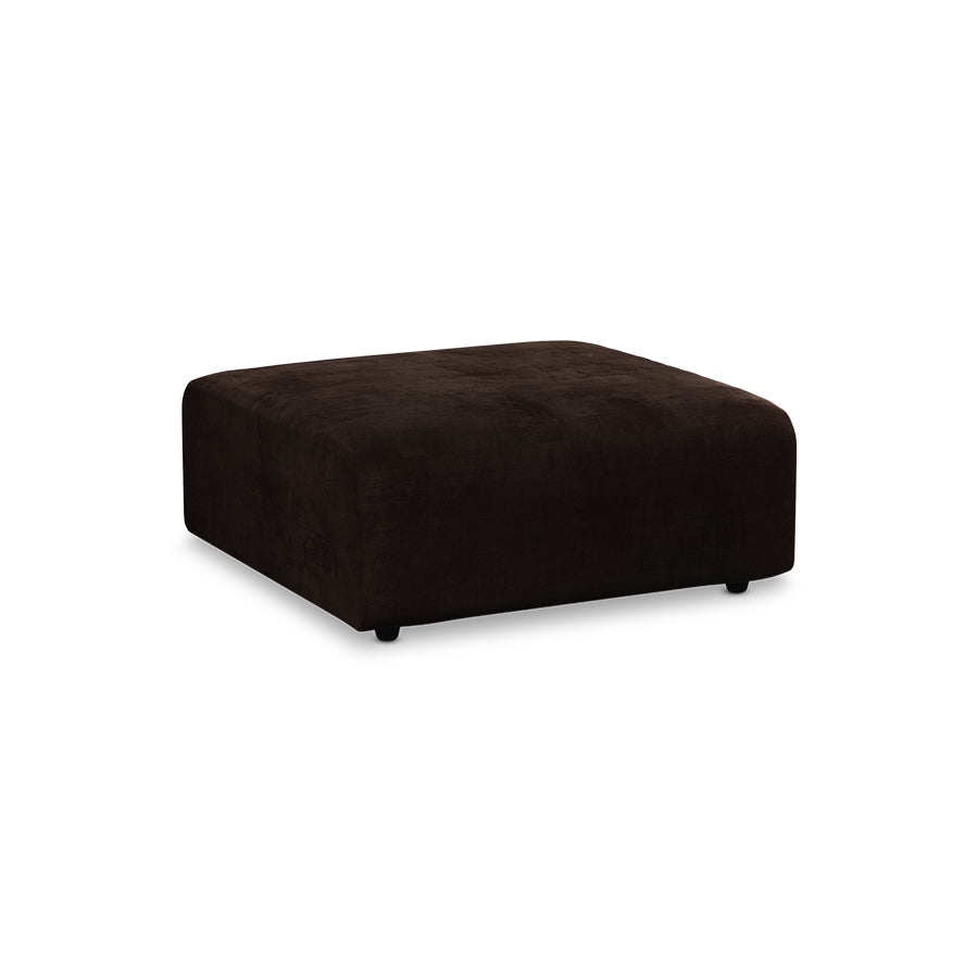 HKliving Jax hocker Royal Velvet Espresso