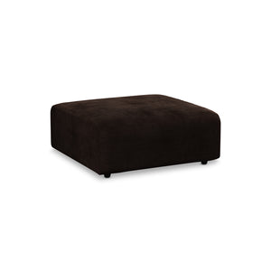 HKliving Jax hocker Royal Velvet Espresso