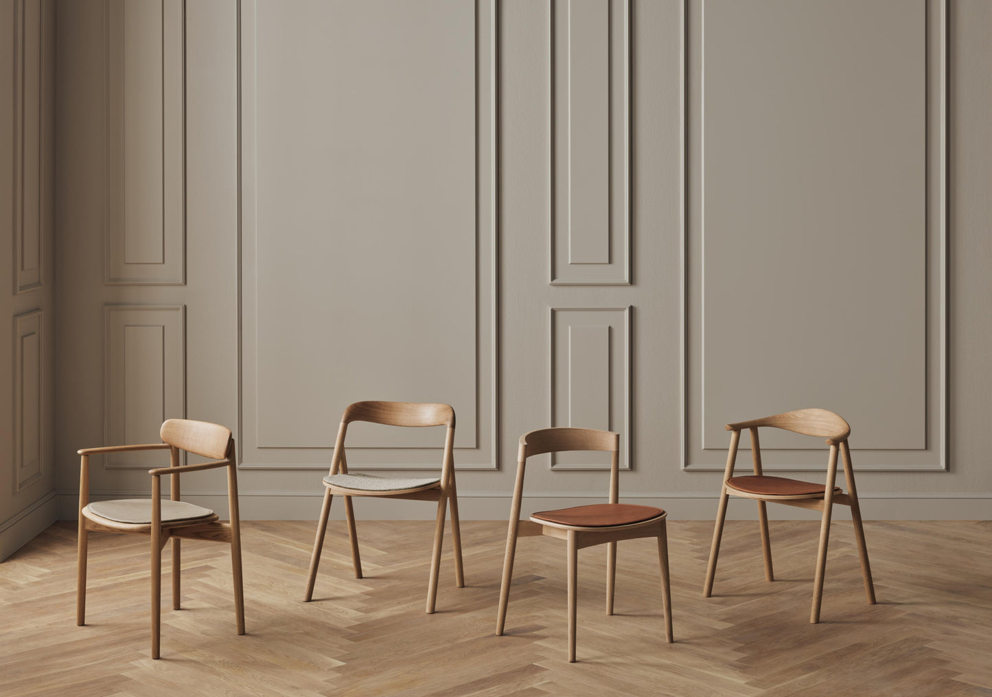 Bolia Fenri eetkamerstoel Monza Light Brown donker geolied eiken