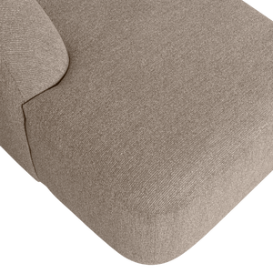 WOOOD Sloping U-vorm bank Naturel Melange