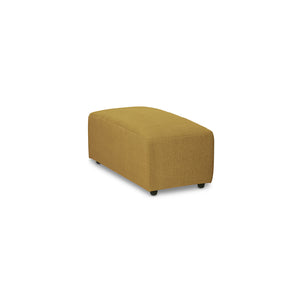 HKliving Jax hocker small Linnen Burnt Ochre