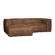 WOOOD Bean chaise longue bank links Ecoleer Cognac