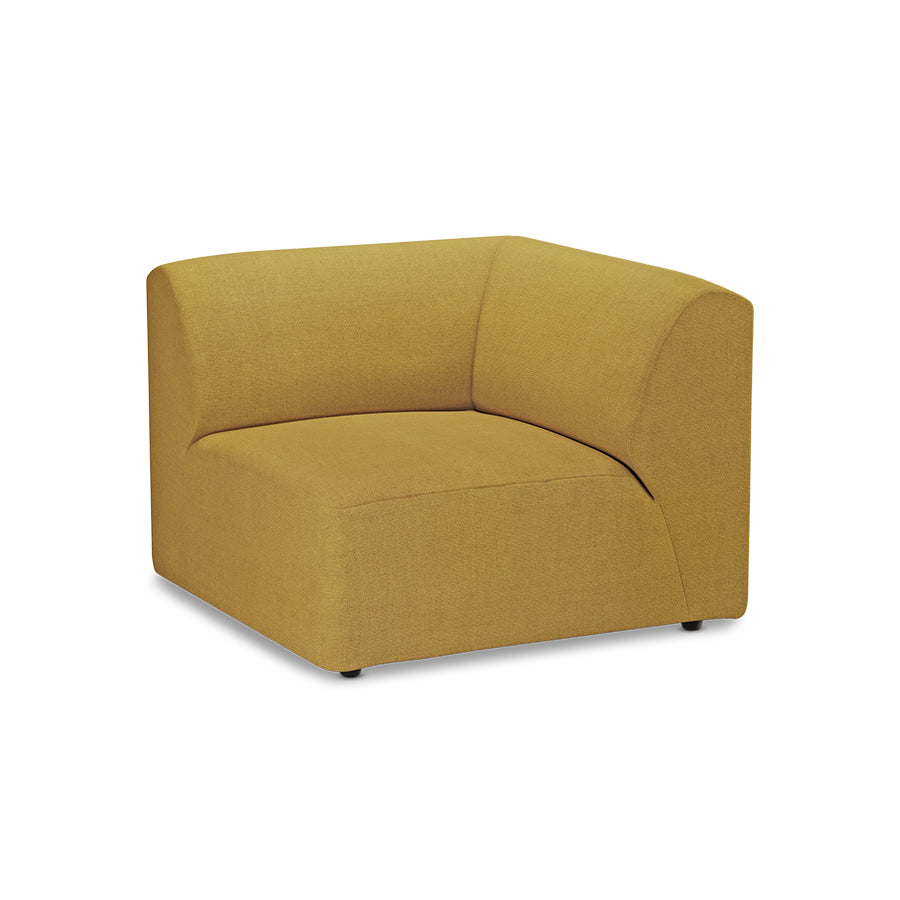 HKliving Jax bank right end Linnen Burnt Ochre