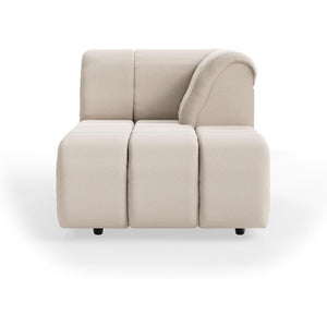 HKliving Wave bank right divan Cosy Beige