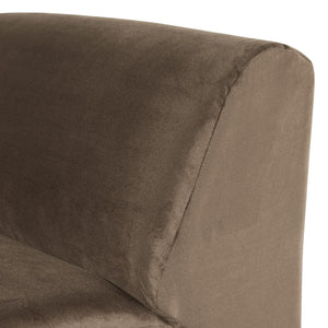 WOOOD Mojo Base 1-zits bank velvet Taupe