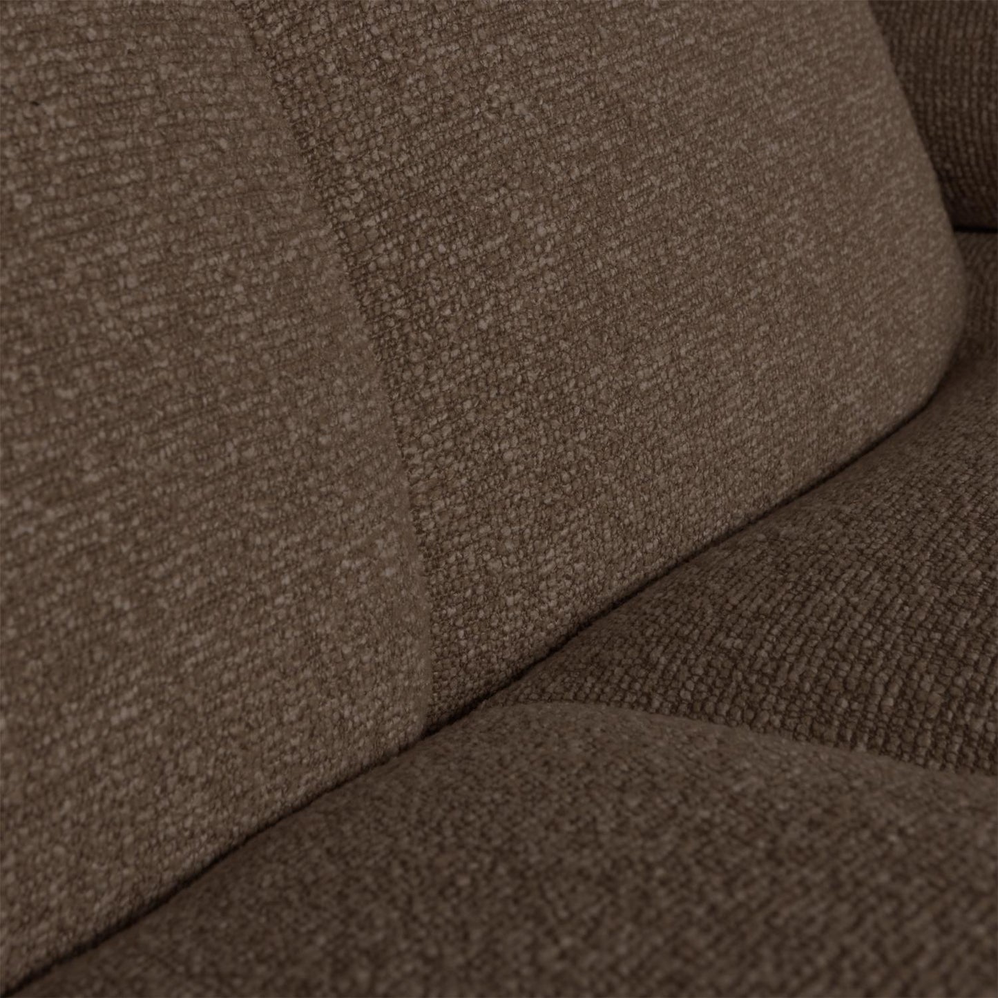 WOOOD Mojo chaise longue bank links bouclé Bruin melange