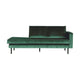 WOOOD Rodeo daybed rechts velvet Bosgroen