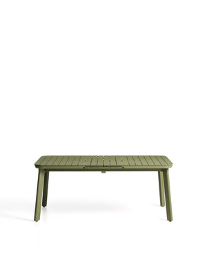 Kave Home Izola tuintafel uitschuifbaar rechthoek 185x100 cm Green