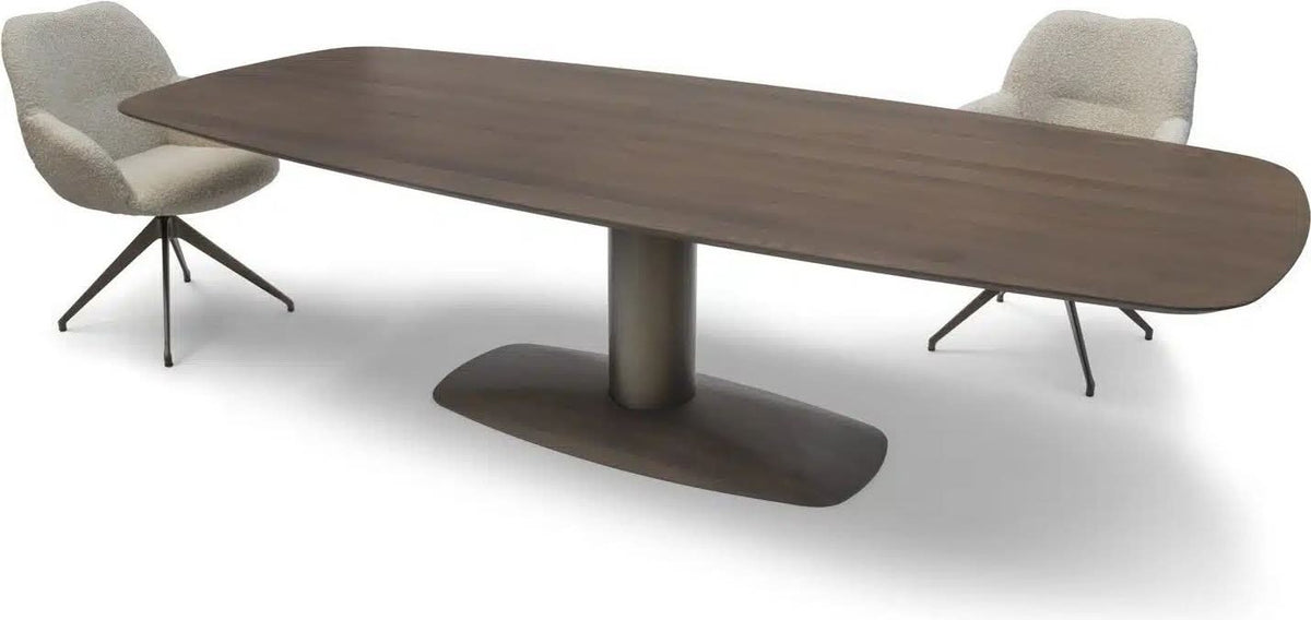Bree's New World Blizz eettafel 240x110 cm eiken Havana poot anodic brown