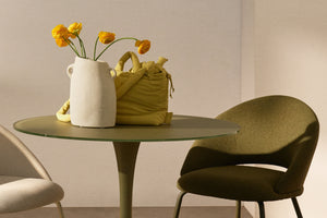 Kave Home Bonali eetkamerstoel chenille Green