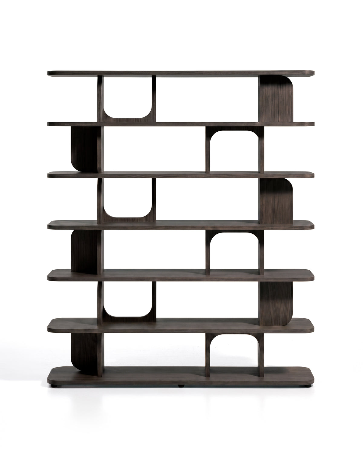 Kave Home Aduma stellingkast 187,5x160 cm Donkerbruin