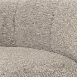 WOOOD Mojo Base eetbank hoek met rugleuning bouclé Beige